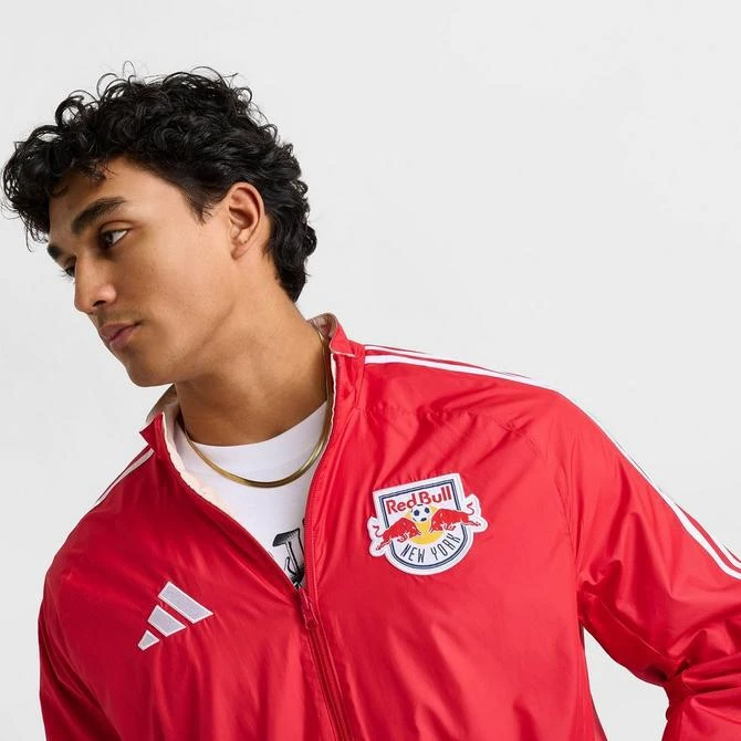 ADIDAS Men's adidas New York Red Bulls MLS Reversible Anthem Jacket 9