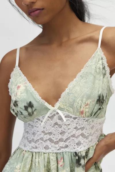 lace peplum cami