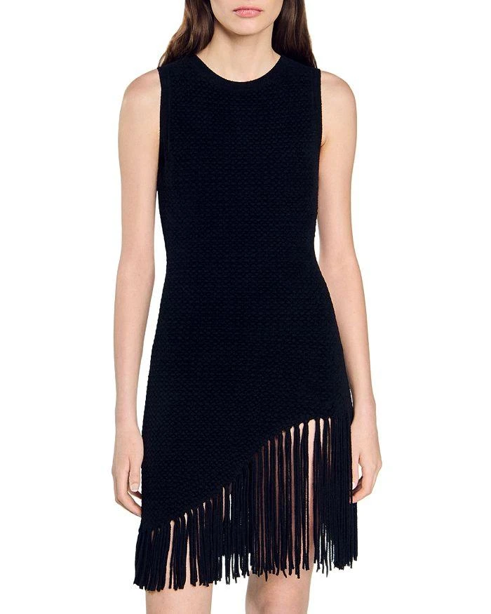 Sandro Vanessa Fringed Dress 1