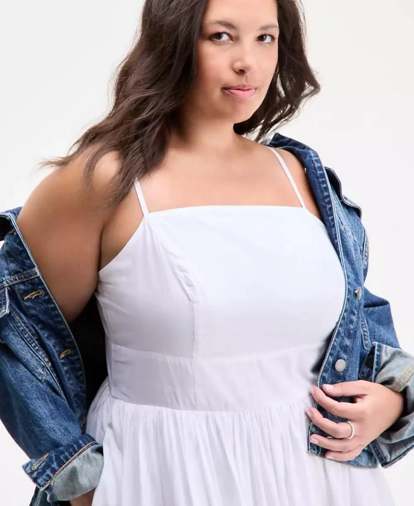 On 34th Trendy Plus Size Square-Neck Maxi Dress, Exclusively at Macy's 4