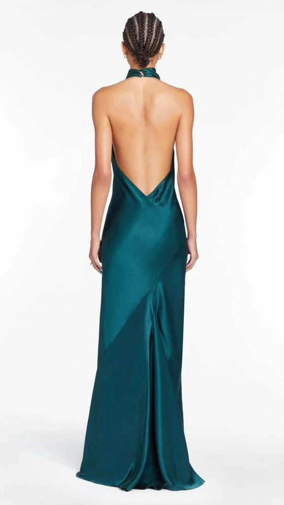Amanda Uprichard Amanda Uprichard - Rainier Cowl Halter Gown 3