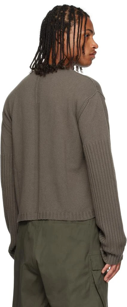 Rick Owens Gray Concordians Round Neck Sweater 3