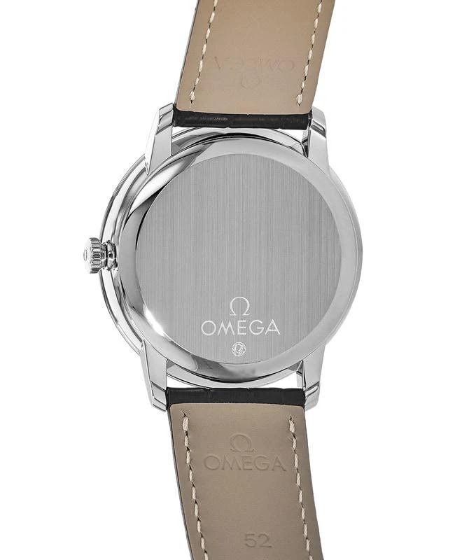 Omega Omega De Ville Prestige Co-Axial Chronograph Automatic Blue Dial Leather Strap Men's Watch 424.13.40.21.03.001 3