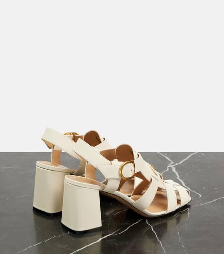 VALENTINO＞＞VLogo 75 レザーフィッシャーマンサンダル Valentino VLogo 75 leather fisherman sandals - Sandals