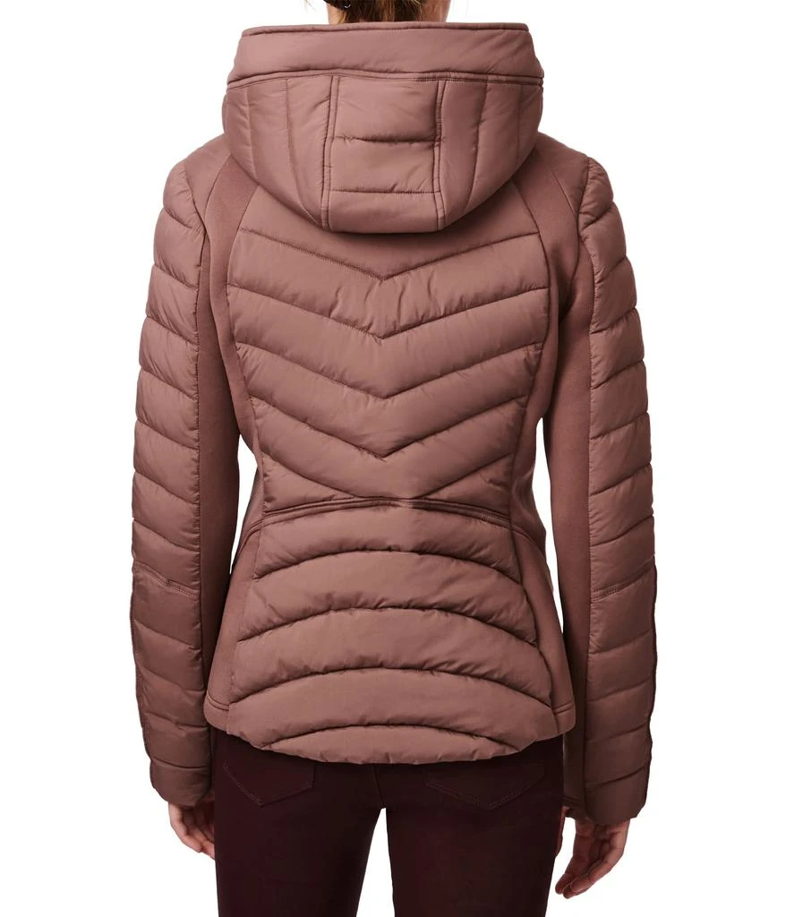 Bernardo Fashions Microtouch Packable Jacket with Neoprene Combo 3