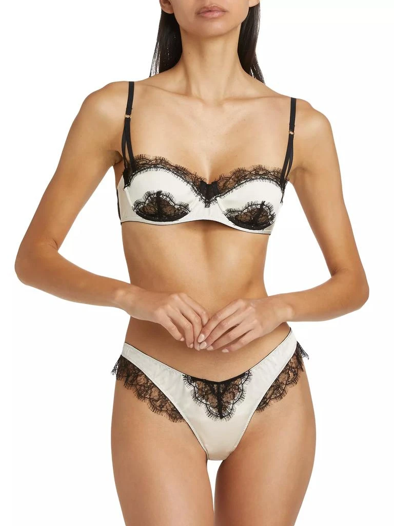 Kiki De Montparnasse Lace Inset Balconette Bra 3