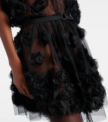 Norma Kamali Floral-appliqu belted tulle minidress - Dresses & Skirts -  Compare Prices from 8+ Stores - Free Shipping - BeyondStyle
