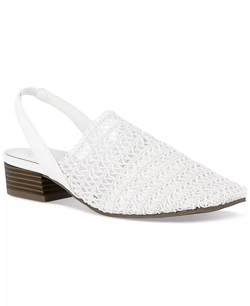 JONES NEW YORK Women's Carolton Woven Slingback Flats 1