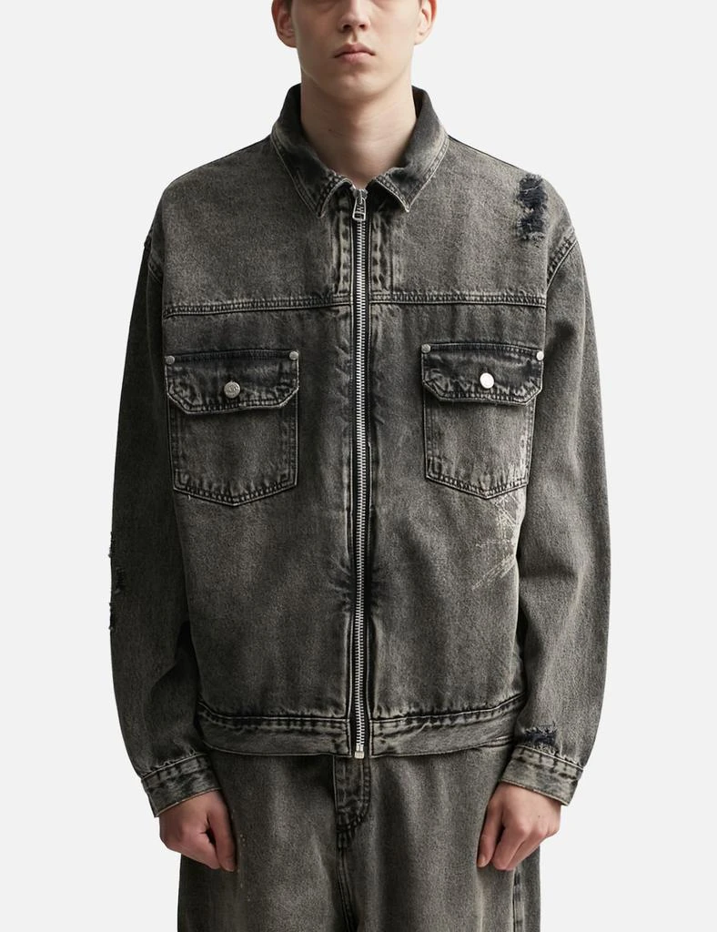 PIET PIET x Oakley Distressed Denim Jacket 3