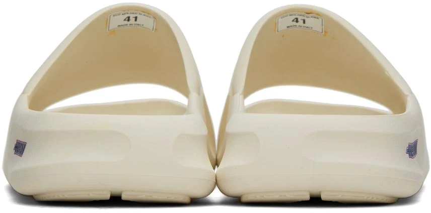 Heron Preston White Eco Moulded Slides 2