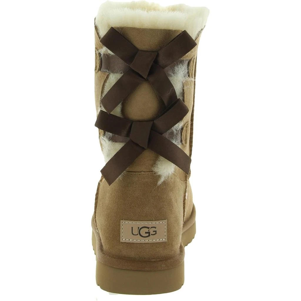 UGG Bailey Bow II Womens Suede Shearling Winter Boots 4