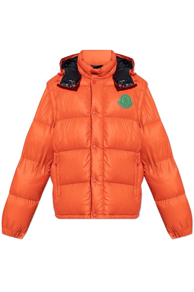 Moncler Moncler Logo Patch Hooded Jacket - Jackets - Compare