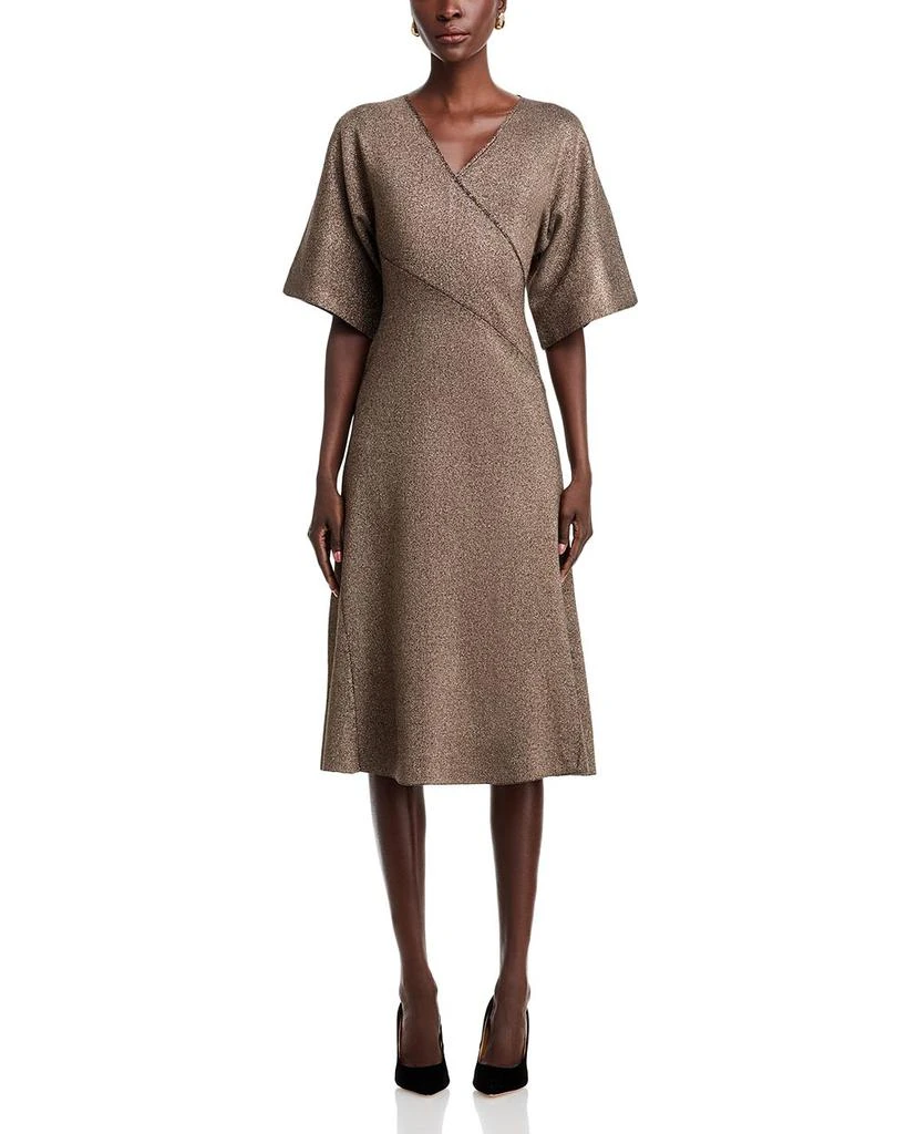 Tahari The Everly Lurex Sweater Dress 7