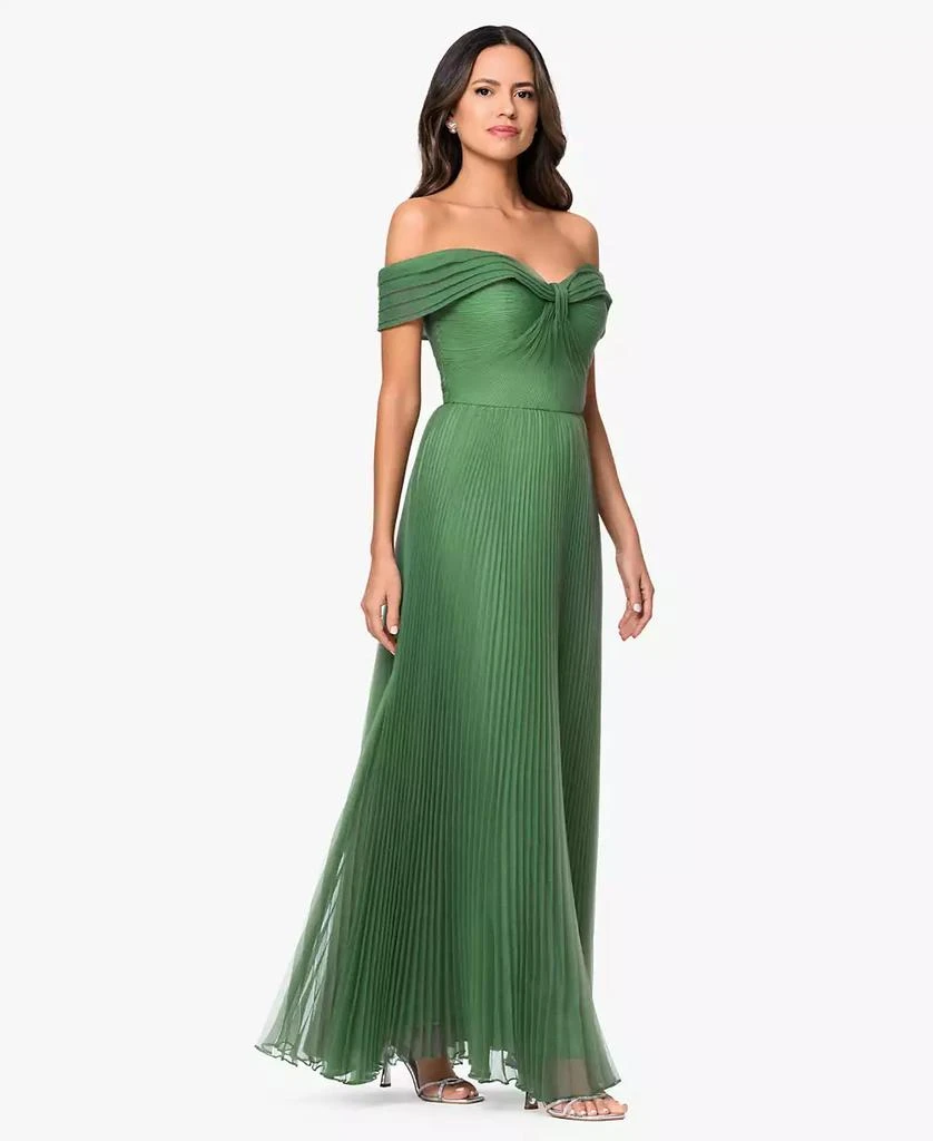 XSCAPE Women's Off-The-Shoulder Gown