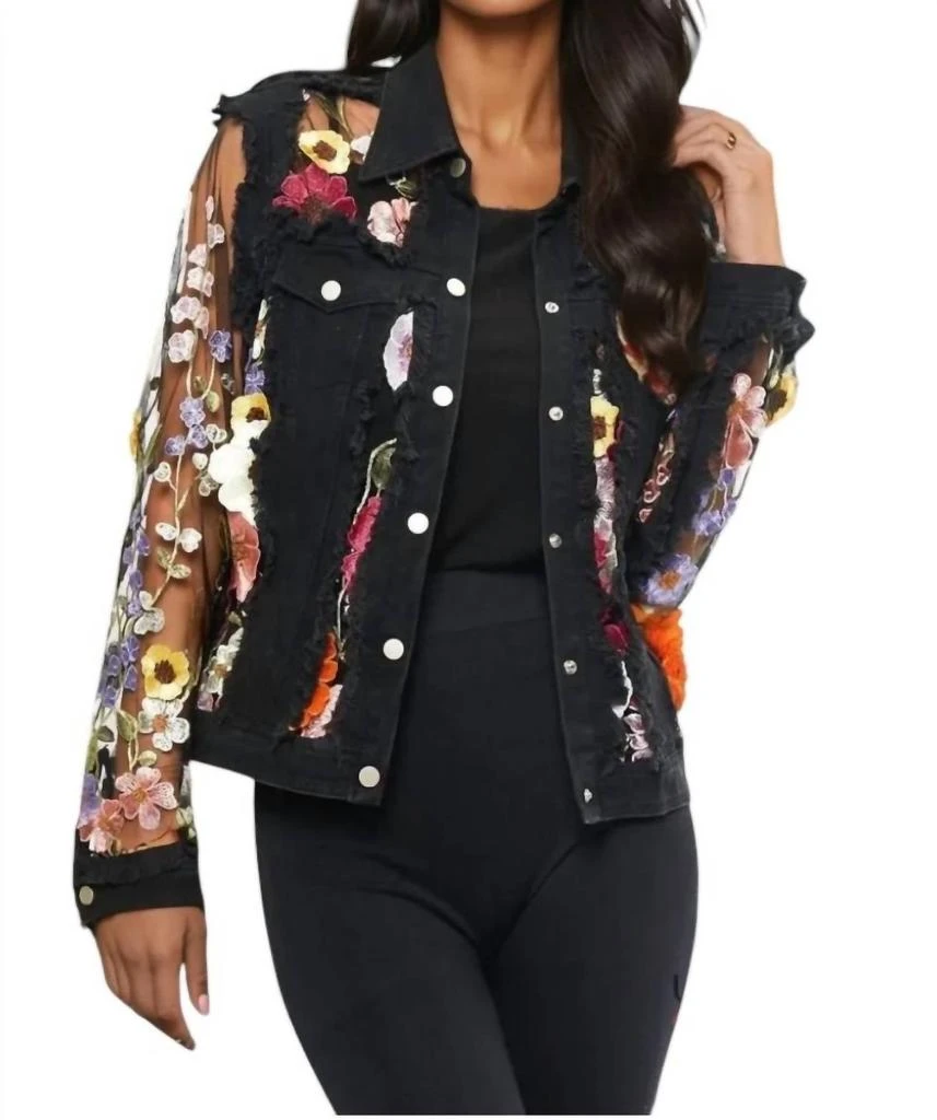 Adore Adore - Fleur Embroidered Denim Jacket 1
