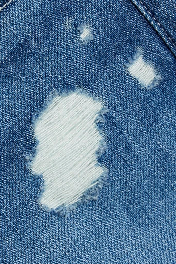 FRAME Le Brigette distressed denim shorts 4