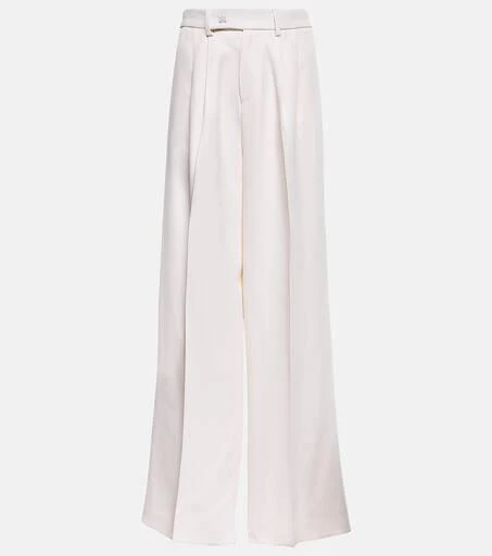 AMIRI Pleated high-rise wide-leg pants 1
