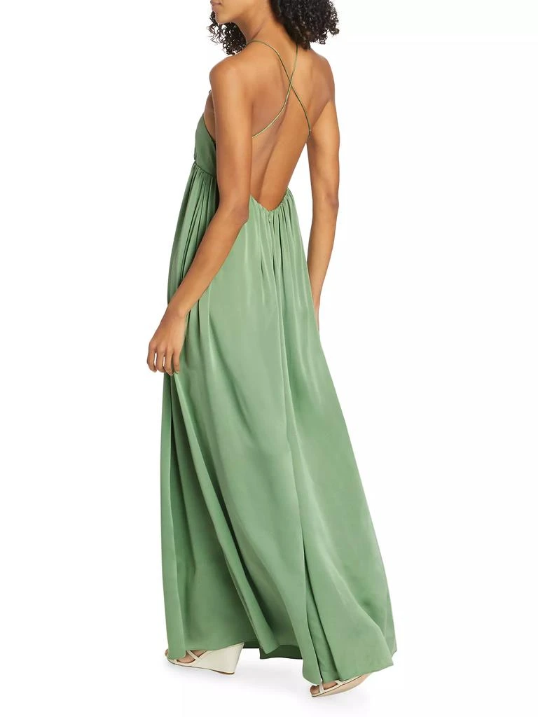 Zimmermann Silk Plunge Slip Gown 5