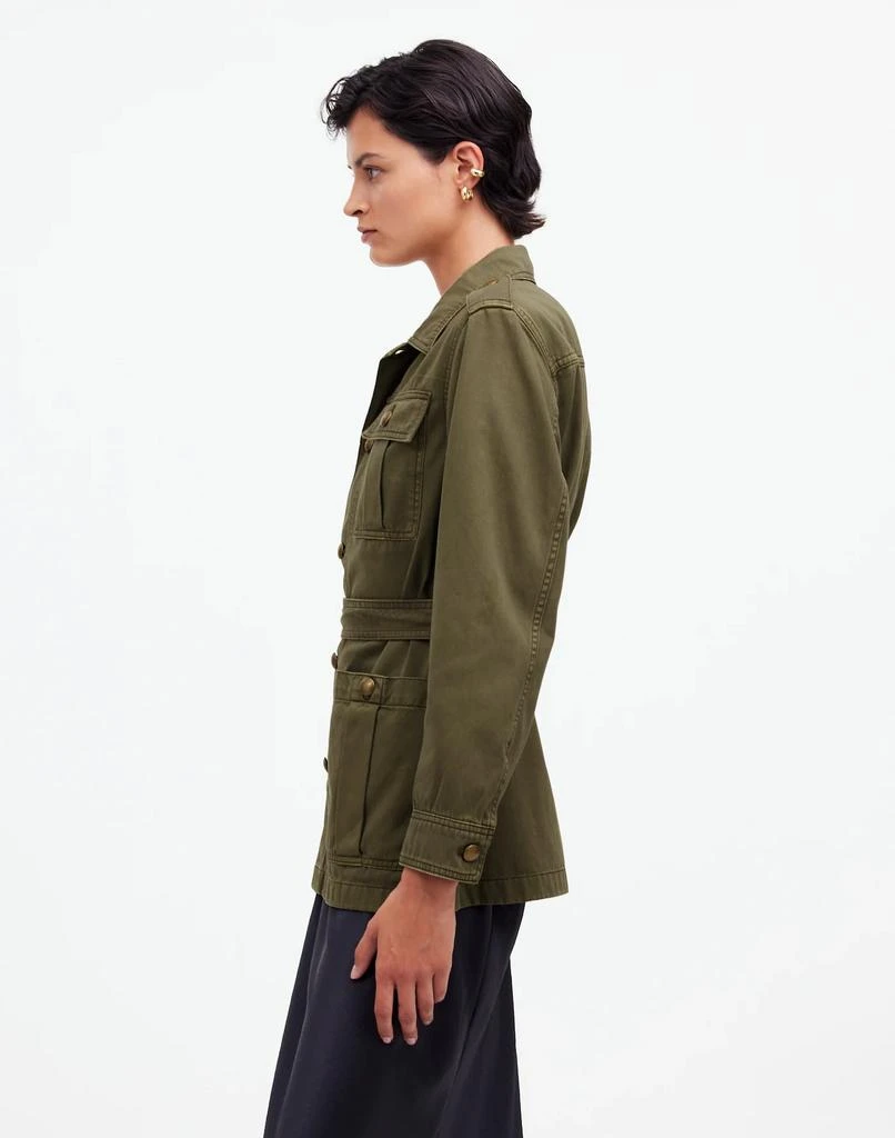 Madewell Chino Safari Jacket in Faded Ivy 3