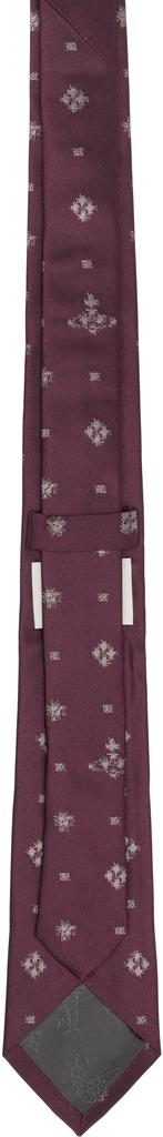 Vivienne Westwood Burgundy Silk Tie