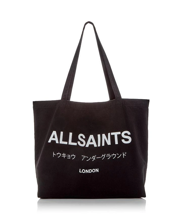 ALL SAINTS Underground Logo Tote 1