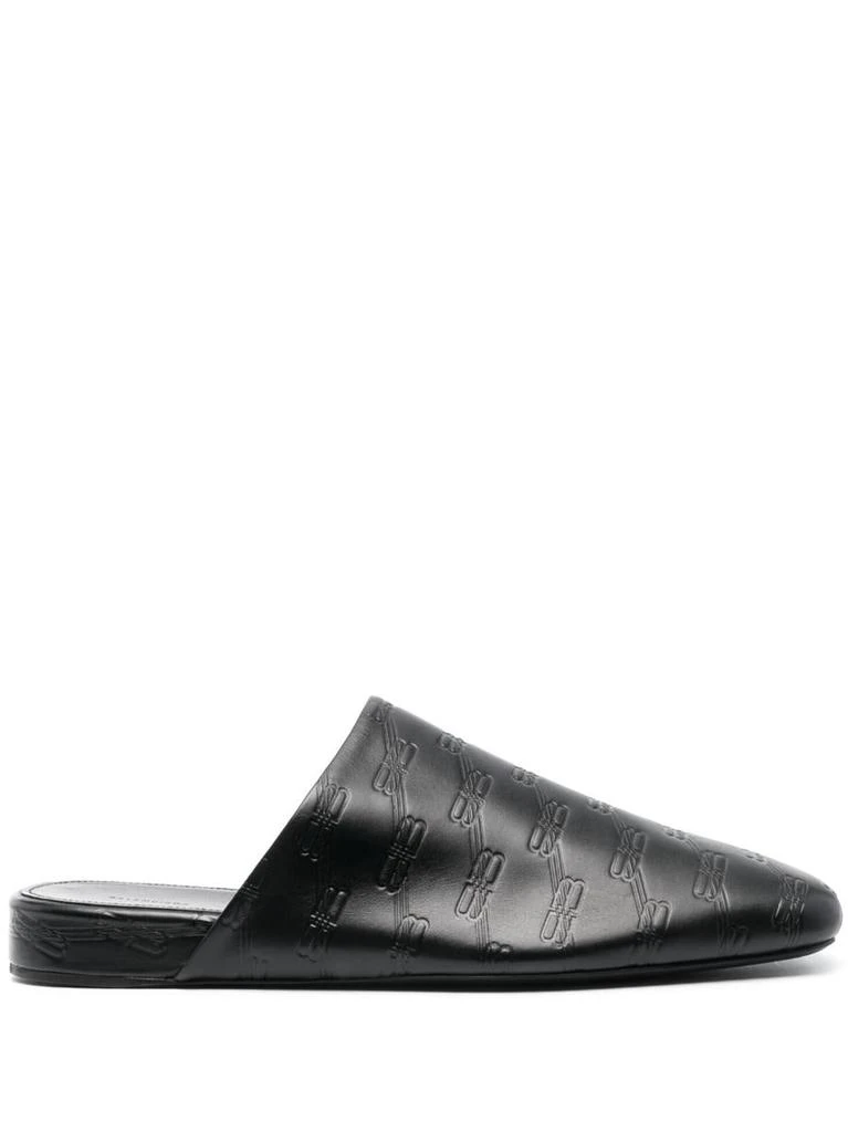 Balenciaga Balenciaga Cosy Bb Leather Slippers 1