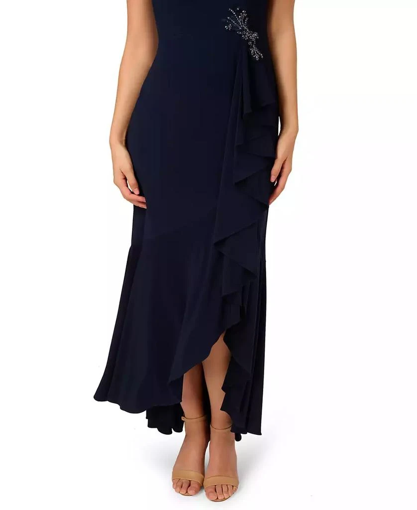 Adrianna Papell Women's Sleeveless Knit Mermaid Dress 5