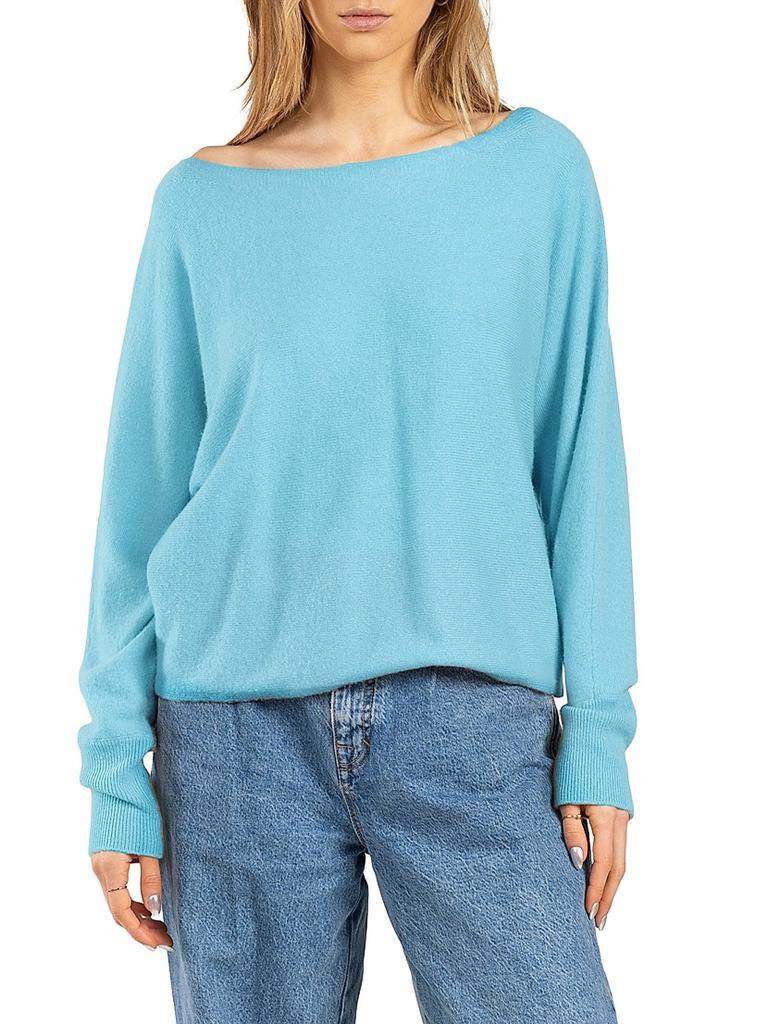 CRUSH CASHMERE Yangon Cashmere Boatneck Sweater