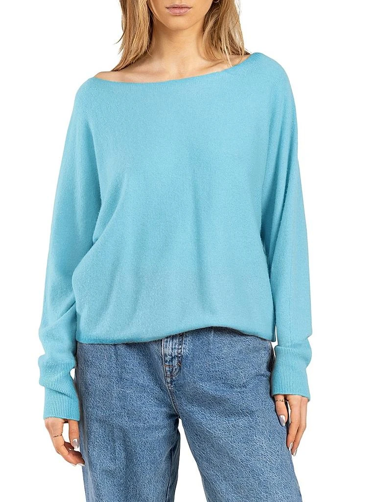 CRUSH CASHMERE Yangon Cashmere Boatneck Sweater 1
