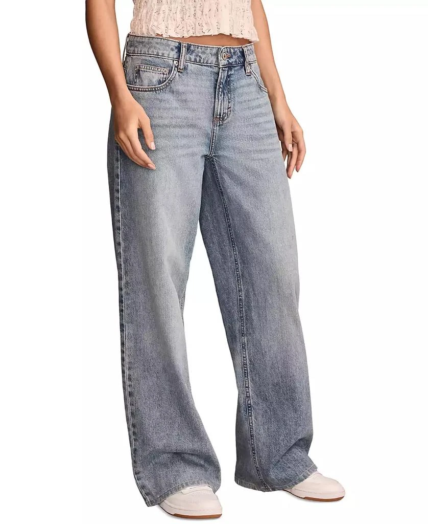 Lucky Brand Women's Baggy Wide-Leg Jeans 2