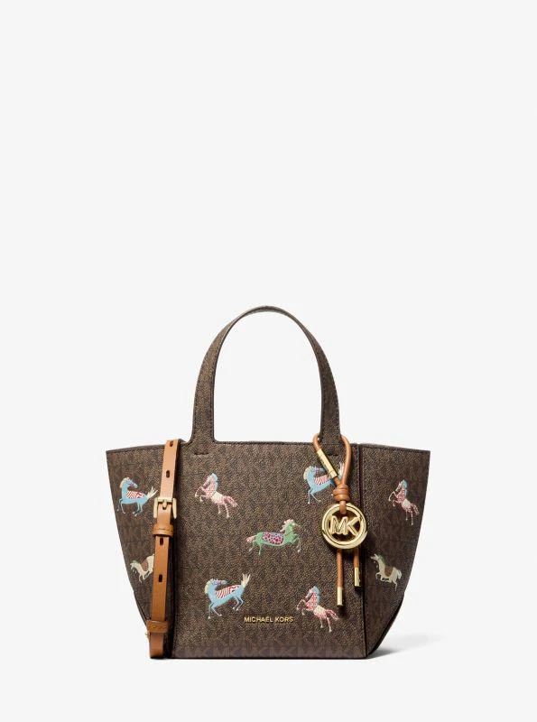 Michael Kors Jordi Small Signature Logo Convertible Tote Bag
