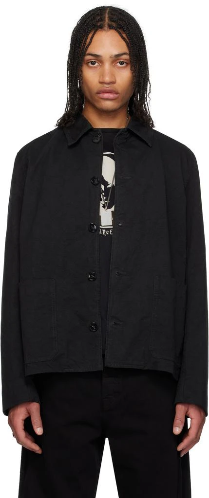 ANN DEMEULEMEESTER Black Jakson Light Caban Jacket 1