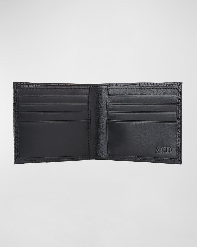 Abas Men's Lizard Continental Wallet