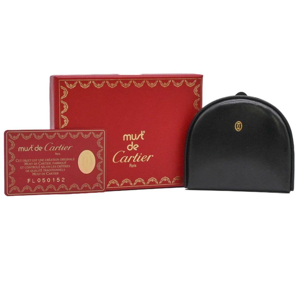 Cartier Leather Coin Purse/Coin Case (Pre-Owned)
