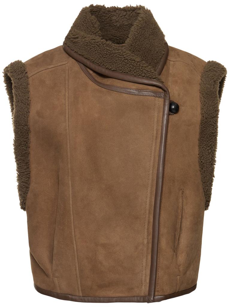 Isabel Marant Alime Lamb Fur Vest