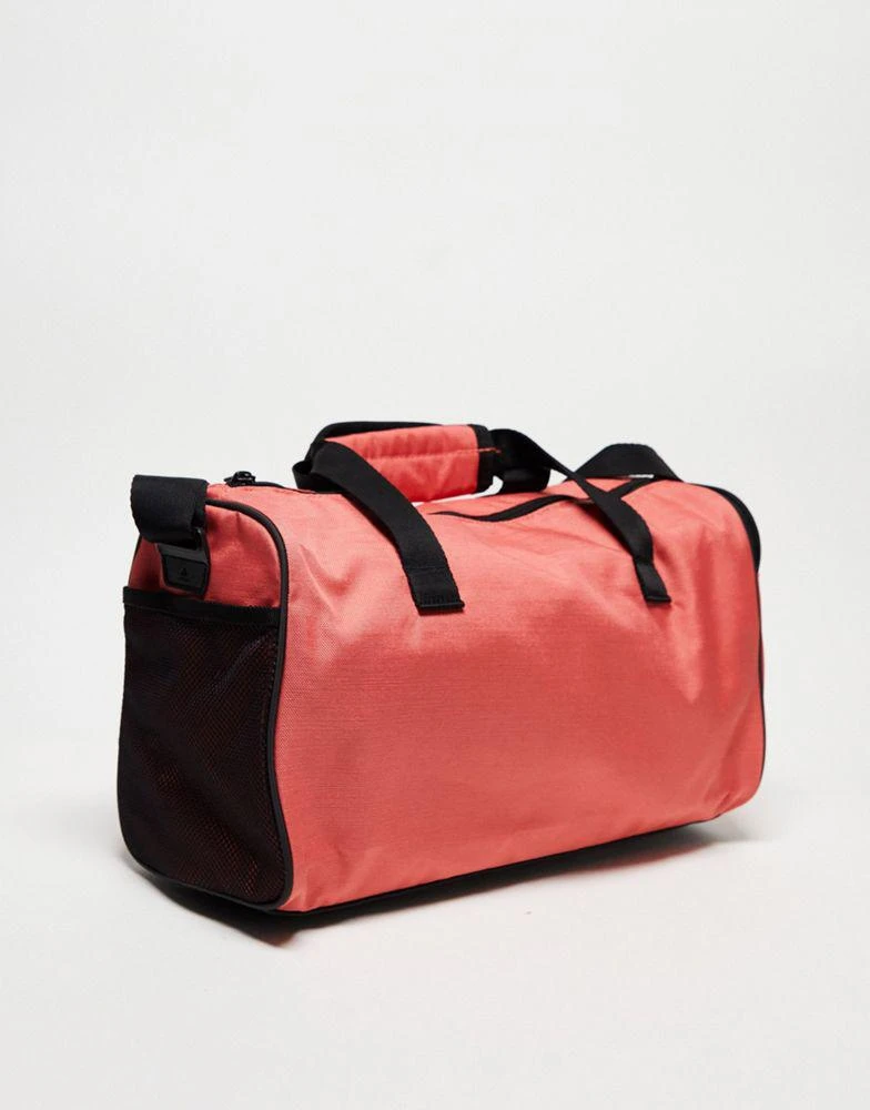 Adidas adidas Training extra small duffel bag in coral 3