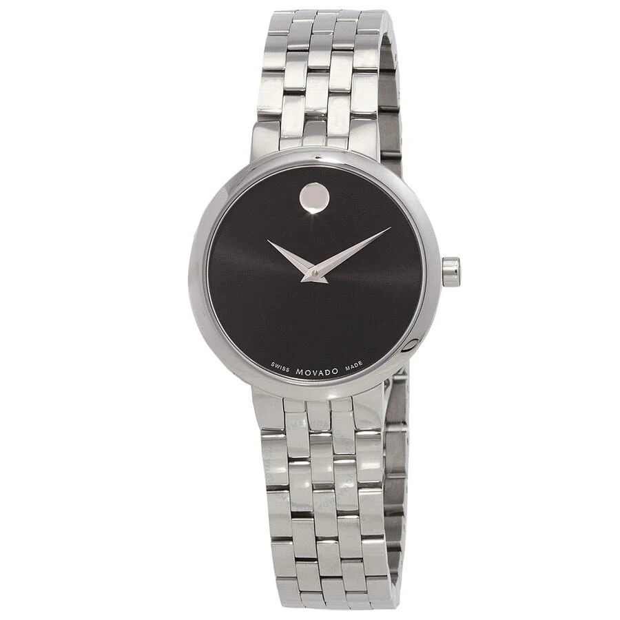 Movado Museum Classic Quartz Black Dial Ladies Watch 0607813 1