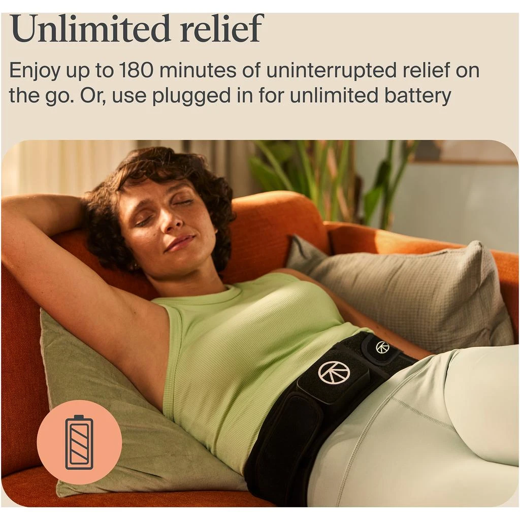 Therabody ThermBack Heat, Vibration & LED Wrap for Back Pain 7