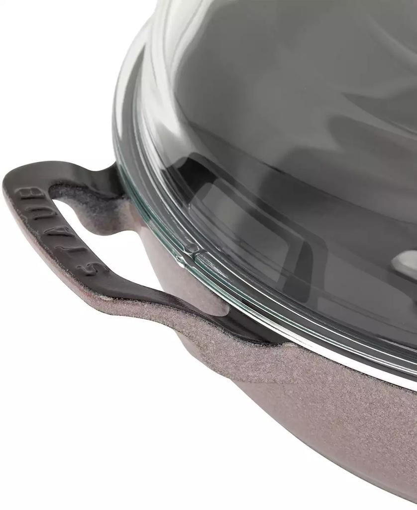 Staub Cast Iron 3.5-qt Braiser with Glass Lid