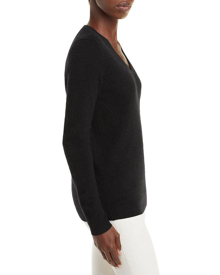 Bloomingdale's C by Bloomingdale's V-Neck Cashmere Sweater - Exclusive 4