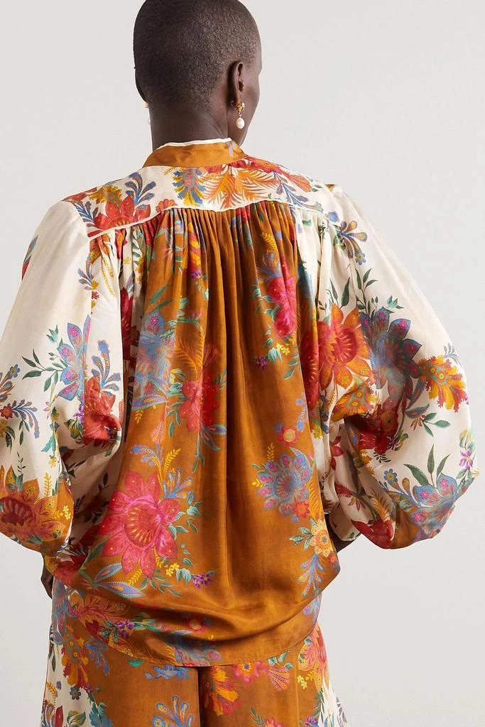 Zimmermann Ginger floral-print silk blouse 3