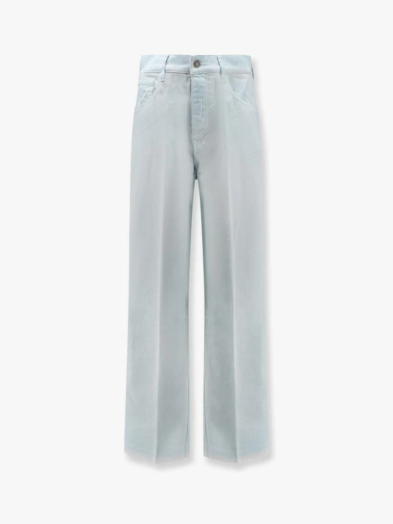 LANEUS Denim trouser with rewashed effect 1