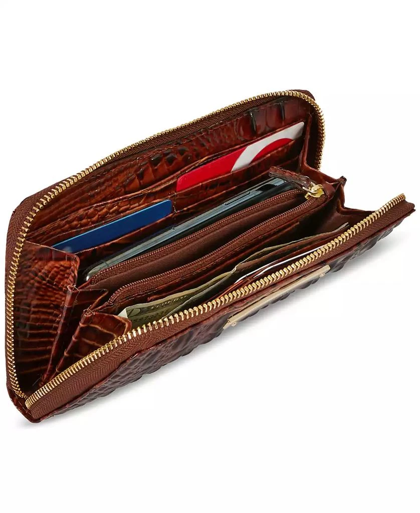Brahmin Suri Denim Secour Leather Wallet 5