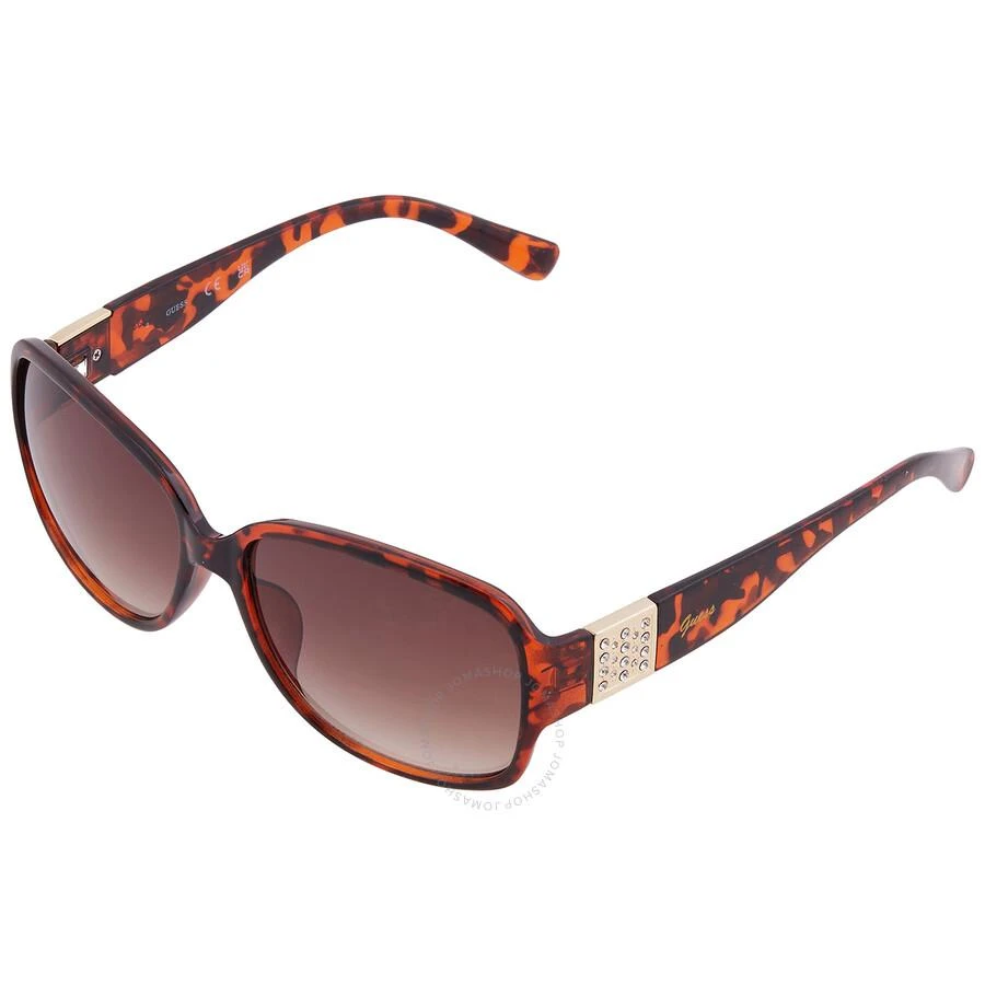 Guess Factory Brown Gradient Square Ladies Sunglasses GF0411 52F 58 3
