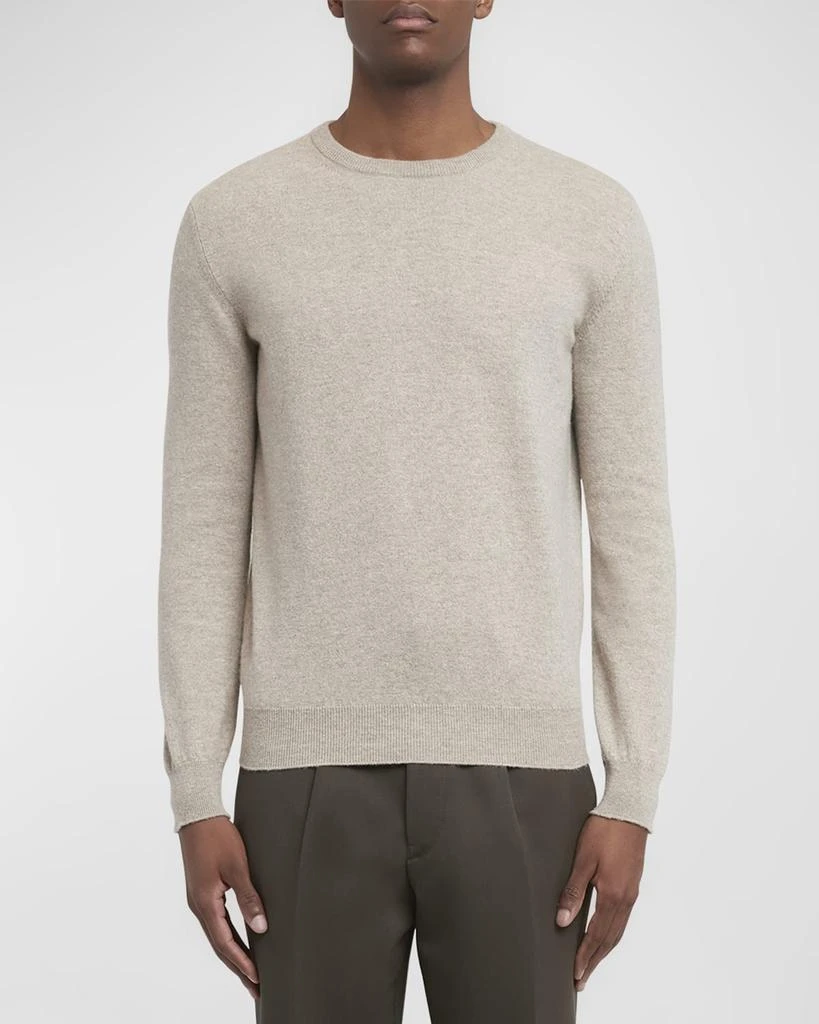 Zegna Men's Solid Oasi Cashmere Sweater 4