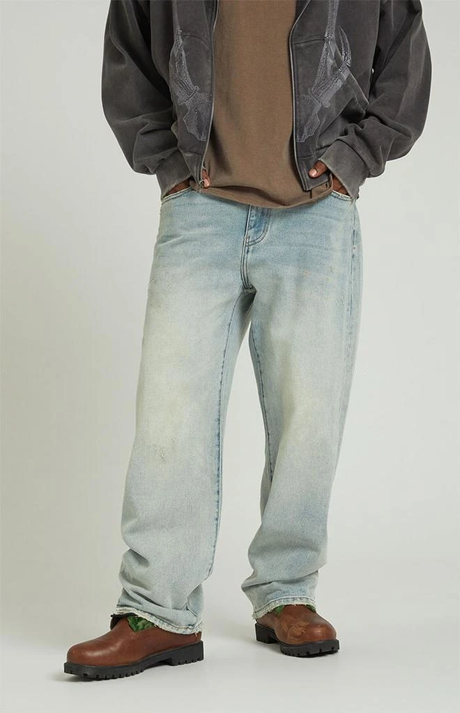 PacSun Light Tinted Indigo Baggy Jeans 2