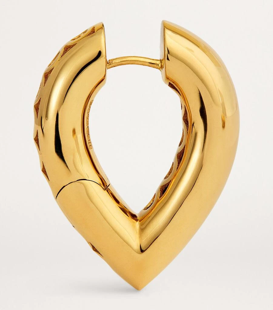 Engelbert Big Yellow Gold Drop Link Earrings 4