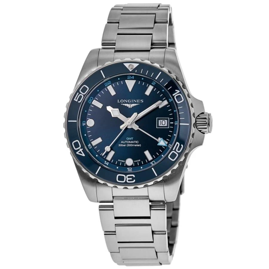 Longines HydroConquest GMT Automatic Blue Dial Steel Men's Watch 1
