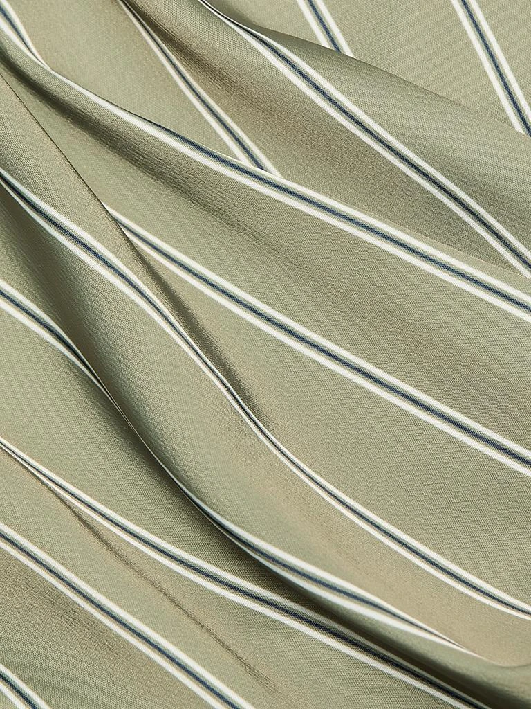 Ramy Brook Veronika Striped Draped Sleeveless Top 7