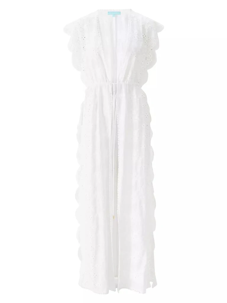 MELISSA ODABASH Talitha Broderie Anglaise Maxi Caftan 1